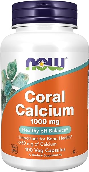 NOW Supplements, Coral Calcium 1,000 mg, Bone Health*, Healthy pH Balance*, 100 Veg Capsules in Pakistan in Pakistan