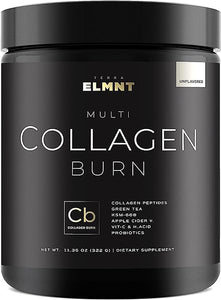 Super Collagen Burn - Multi Collagen Protein Powder for Women Weight Loss & Beauty w. Apple C Vinegar, Probiotics, KSM66, Green Tea, Vit C & Biotin - Ultra Pure Patented Collagen Peptides (Unflavored) in Pakistan