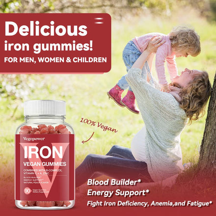 Vegan Iron Gummies Supplement - with Vitamin C, A, B-Complex, Supplement in Pakistan