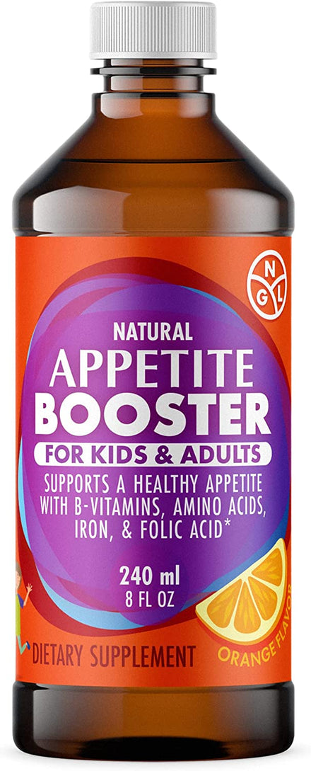 Appetite Booster Weight Gain Stimulant Supplement with Vitamins Folic Acid , Iron, Zinc, Amino Acids, Flax Seed Oil