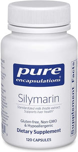 Pure Encapsulations Silymarin - 250 mg Milk Thistle Per Capsule - Liver Health Support - Antioxidants Supplement - Non-GMO & Vegan - 120 Capsules in Pakistan