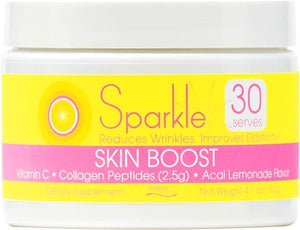 Sparkle Skin Boost Acai Lemonade Verisol Collagen Peptides Protein Powder Vitamin C Supplement Drink in Pakistan