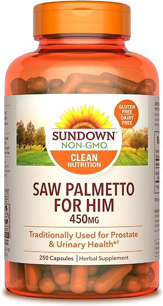 Sundown Saw Palmetto Supplement, Supports Men in Pakistan