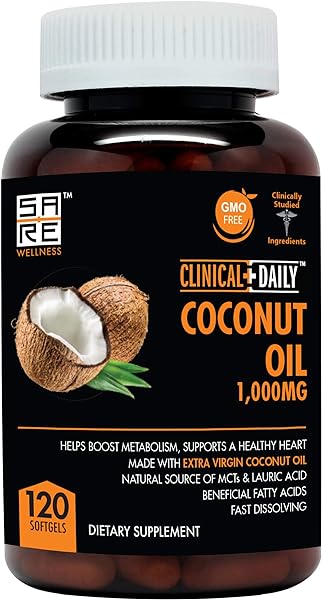 Organic Coconut MCT Oil Capsules Supplement-  in Pakistan