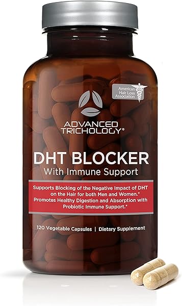 DHT BLOCKER - Hair Growth Supplement for Genetic Thinning for Men and Women | Approved* by American Hair Loss Association | Guaranteed, Backed by 20 Years of Experience in Hair Loss Treatment Clinics in Pakistan