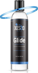 XESSO Water-Based Anal Comfort Lube for Men Women Couples 8.3 fl.oz, Gently Numbing, Backdoor Relex Desensitizing Lubricant Gel |Rear Comfort Lube-Made in US