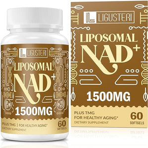 NAD Supplement, Liposomal NAD+ Supplement with TMG, 98% + Absorption,Pure NAD Plus - Non-GMO Aging Defense, Cellular Energy, Heart & Brain Function,Longevity, 60 Softgels in Pakistan