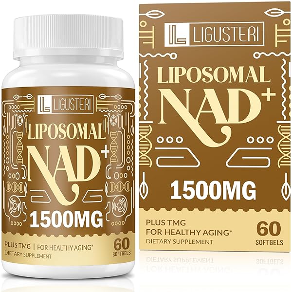 NAD Supplement, Liposomal NAD+ Supplement with TMG, 98% + Absorption,Pure NAD Plus - Non-GMO Aging Defense, Cellular Energy, Heart & Brain Function,Longevity, 60 Softgels in Pakistan in Pakistan