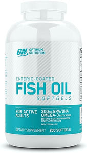 Optimum Nutrition Omega 3 Fish Oil, 300MG, Brain Support Supplement, 200 Softgels (Packaging May Vary) in Pakistan