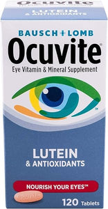 Ocuvite Eye Vitamin and Mineral Supplement with Lutein, by Bausch + Lomb, 120 Count (Pack of 2) in Pakistan