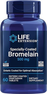 Life Extension Specially-Coated Bromelain – Bromelain Proteolytic Enzyme Extract From Pineapple Supplement For Joint Health – Gluten-Free, Non-GMO, Vegetarian – 60 Enteric-Coated Tablets in Pakistan