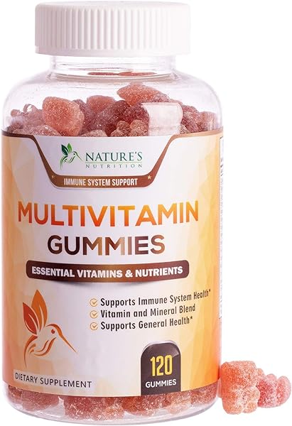 Multivitamin Gummies, Daily Adult Gummy Vitamin for Women & Men, Extra Strength Immune Health Support Supplement with Vitamins A, C, D, E, B-6, B-12, Zinc and More - Non-GMO, Berry - 120 Gummies in Pakistan in Pakistan