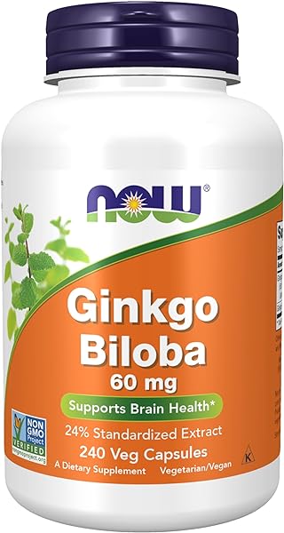 NOW Supplements, Ginkgo Biloba 60 mg, 24% Sta in Pakistan