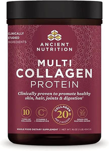 Collagen Powder Protein with Probiotics, Unflavored Multi Collagen Protein with Vitamin C, 45 Servings, Hydrolyzed Collagen Peptides Supports Skin and Nails, Gut Health, 16oz in Pakistan