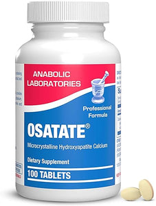 Osatate Calcium Microcrystalline Hydroxyapatite - 100 Bone Strength Calcium Supplement Tablets - Osteo Supplements for Women and Men in Pakistan
