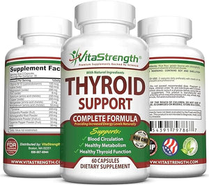 Thyroid Support - Complete Formula to Help Weight Loss & Improve Energy with Bladderwrack, Kelp, B12 & More- Thyroid Energy: Boost T4 to T3 Supplement in Pakistan