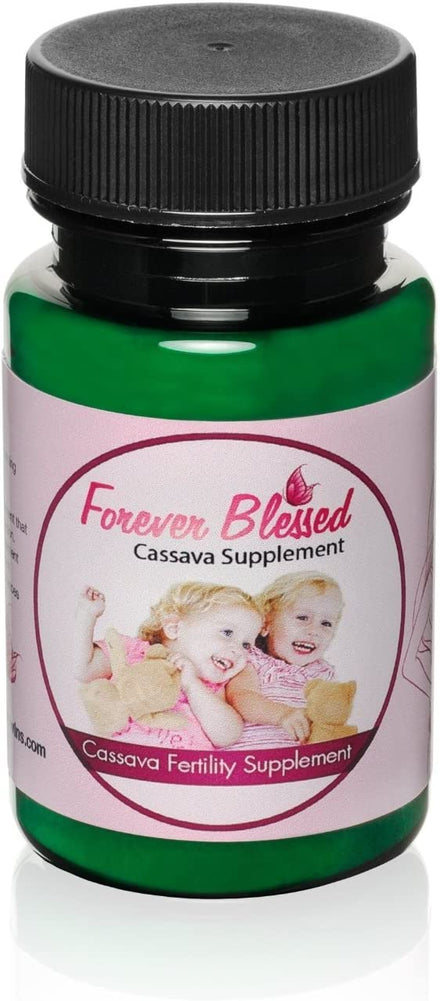 Cassava Twins 1 Month Supply Organic Cassava Root - Fertility Supplement for Twins - Vitamin for a Natural Pregnancy