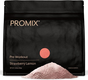 Promix Pre-Workout Powder, Strawberry Lemon - Maximize Focus & Performance - Helps Muscle Gain, Endurance & Enhanced Energy - Vitamin B12, Caffeine, Beta-Alanine & L-Tyrsosine - Gluten & Dairy-Free in Pakistan