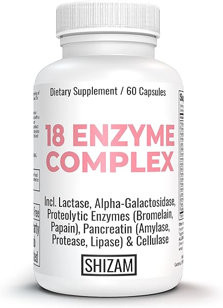 IBS Postbiotics Digestive Enzyme-s w Lactose Alpha-Galactosidase Pancreatic Amylase Lipase Protease Cellulase Bromelain Papain | Capsules Pills | Diarrhea Constipation Bloating Relief Supplement-s in Pakistan