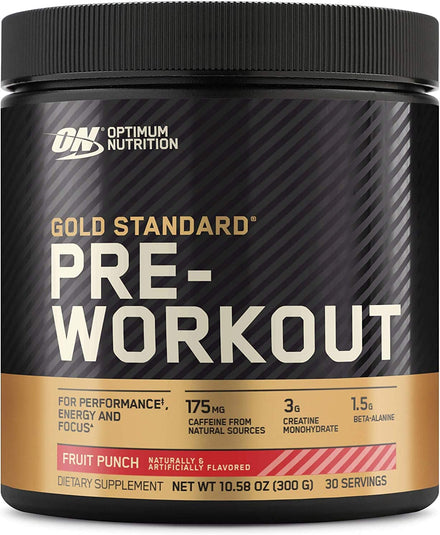 Optimum Nutrition Pre-Workout, Vitamin D for Immune Support, with Creatine, Beta-Alanine, and Caffeine energy booster supplement