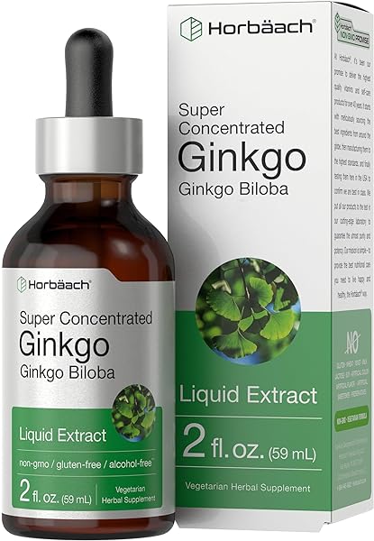 Ginkgo Biloba Extract Liquid 2 fl oz | Alcoho in Pakistan