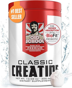 Classic Creatine - Micronized Creatine Monohydrate Powder with BioFit™- Workout Supplement for Muscle Growth, Strength, Athletic Performance & Recovery - Creatine for Men & Women - 60 Serving 5000mg in Pakistan