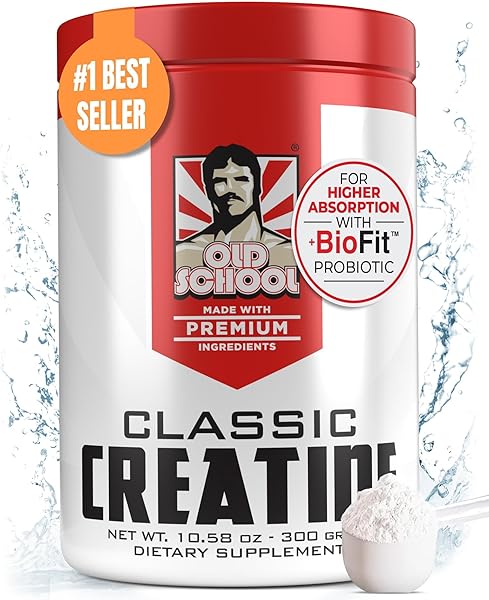 Classic Creatine - Micronized Creatine Monohydrate Powder with BioFit™- Workout Supplement for Muscle Growth, Strength, Athletic Performance & Recovery - Creatine for Men & Women - 60 Serving 5000mg in Pakistan in Pakistan