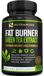 Premium Green Tea Extract Fat Burner Supplement with EGCG-Natural Appetite Suppressant-Healthy Weight Loss Diet Pills That Work Fast for Women and Men-Detox Metabolism Booster to Burn Belly Fat Fast in Pakistan