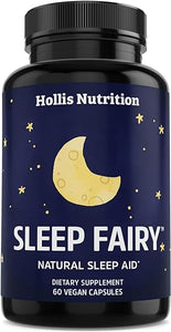 Sleep Fairy Natural Sleep Aid | Melatonin 10mg, L-Theanine, 5-HTP, Valerian Root, GABA, Magnesium, Chamomile | Herbal Sleeping Pills | Non-Habit Forming Sleep Supplement | Vegan Capsules | Non-GMO in Pakistan