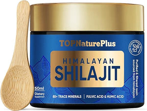 Shilajit Pure Himalayan Organic Resin, Shilajit Resin Supplement 500mg, 85+ Trace Minerals & Fulvic Acid for Brain Booster & Energy, Immune Support in Pakistan