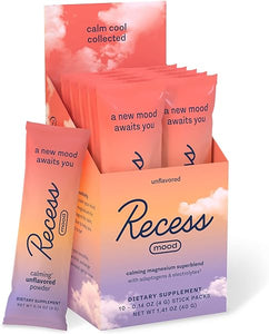 Recess Mood Powder, Calming Magnesium L-Threonate Blend with Passion Flower, L-Theanine, Electrolytes, Magnesium Calm Support Powder Supplement in Pakistan