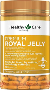 Healthy Care Royal Jelly 1000 365 Capsules Supplements Made in Australia in Pakistan