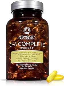 EFA Complete with Optimal Omega 3 6 9 Levels of Potency Flax Oil, Fish Oil, Borage Oil, and Evening Primrose Oil 800mgs (90count) 3rd Party Tested - High in GLA and 369 Omegas in Pakistan