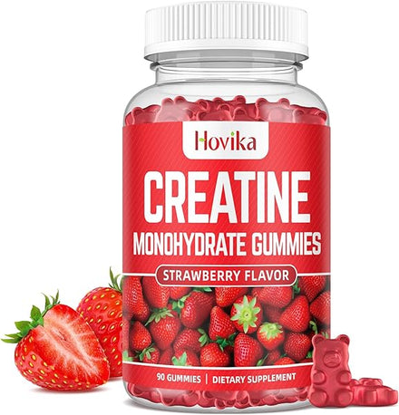 Creatine Monohydrate Gummies for Men & Women - 3g Creatine Monohydrate Tablet Chews - Easy Digesting, Fast Absorbing Chews - Build Muscle, Improve Recovery, Strength, and Endurance, 90Count, Low Sugar in Pakistan