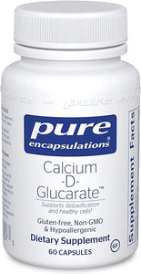 Pure Encapsulations Calcium-D-Glucarate | Supplement to Support Cellular Health in The Liver, Lungs, Breast, and Colon* | 60 Capsules in Pakistan