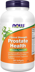 NOW Supplements, Prostate Health, Clinical Strength Saw Palmetto, Beta-Sitosterol & Lycopene, 180 Softgels in Pakistan