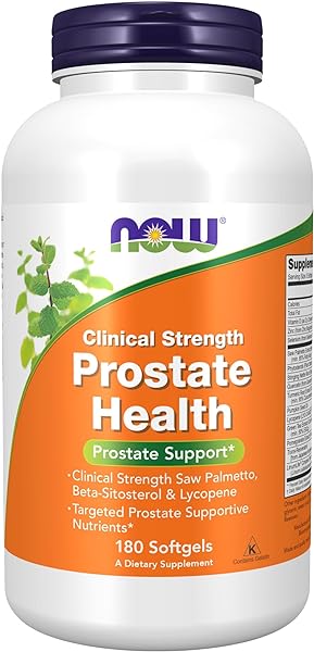 NOW Supplements, Prostate Health, Clinical Strength Saw Palmetto, Beta-Sitosterol & Lycopene, 180 Softgels in Pakistan in Pakistan