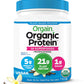 Orgain Organic Protein + Superfoods Powder, Vanilla Bean - 21g of Protein, Vegan, Plant Based, 5g of Fiber, No Dairy, Gluten, Soy or Added Sugar, Non-GMO, 2.02lb