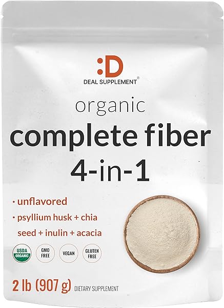 Organic Fiber Powder Supplement, 2lbs – wit in Pakistan