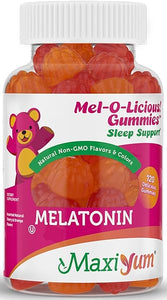 Melatonin Gummies for Kids - 1mg Chewable Melatonin Gummy - Restful Nighttime Support Supplement - Drug Free Aid for Peaceful Relaxation - Children and Adult Melatonin Gummies 1mg, 120 Count in Pakistan