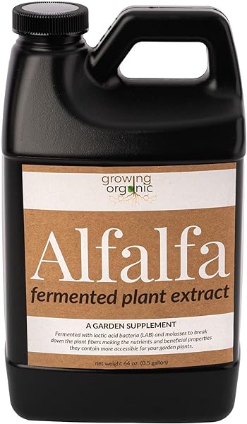 Liquid Alfalfa Fermented Plant Extract - Simple Lawn Solution - Improve Vegetation & Root Growth - Natural Garden Supplement - (0.5 Gallon) in Pakistan in Pakistan