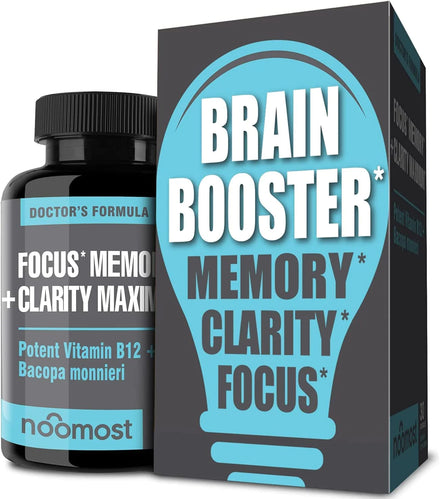 Brain Supplement / Brain Booster Supplement for Focus, Memory, Clarity, Energy Work as Caffeine Brain Booster/ Brain Supplements for Memory & Focus for Brain Fog, Brain Boost & Brain Support (Pack 1)