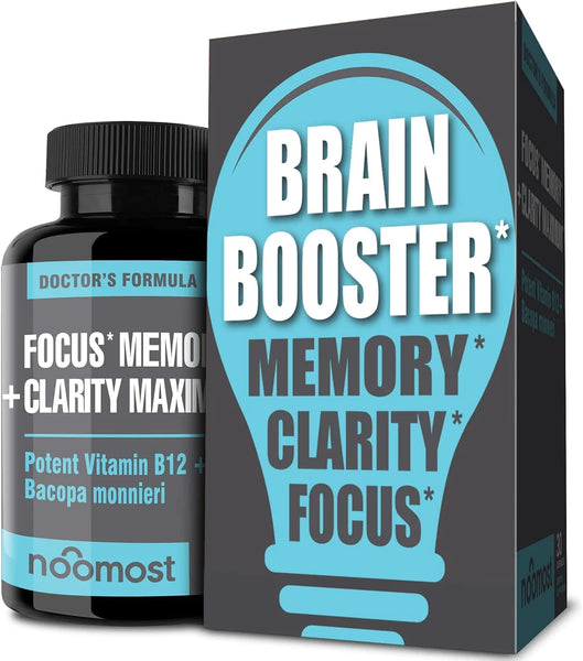 Brain Supplement / Brain Booster Supplement for Focus, Memory, Clarity, Energy Work as Caffeine Brain Booster/ Brain Supplements for Memory & Focus for Brain Fog, Brain Boost & Brain Support (Pack 1) in Pakistan