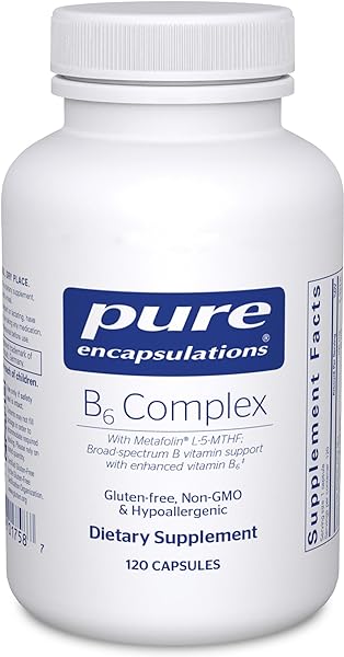 Pure Encapsulations B6 Complex - Supports Nervous System & Brain Health* - Includes B Vitamins - Contains Enriched Vitamin B6 - Non-GMO & Gluten Free - 120 Capsules in Pakistan in Pakistan