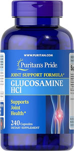 Puritan's Pride Glucosamine HCI 680 Mg Capsules, White, Unflavored, 240 Count (Pack of 1) in Pakistan