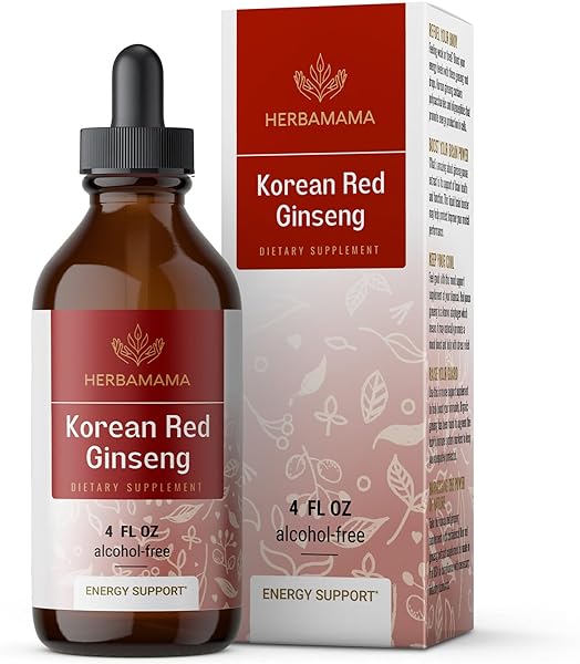 Ginseng Liquid Extract - Korean Red Ginseng Drops - Panax Ginseng Root Tincture Complex - Vegan Supplement - 4 fl oz in Pakistan in Pakistan