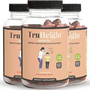 TruHeight Gummies - Natural Height Growth for Kids & Teens - Pediatric Recommended Height Maximizer with Ashwaganda & Calcium - Peak Height Increase Vitamins, Height Booster Supplement for Ages 5+ in Pakistan
