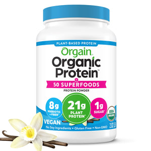Orgain Organic Protein + Superfoods Powder, Vanilla Bean - Supplement in Pakistan