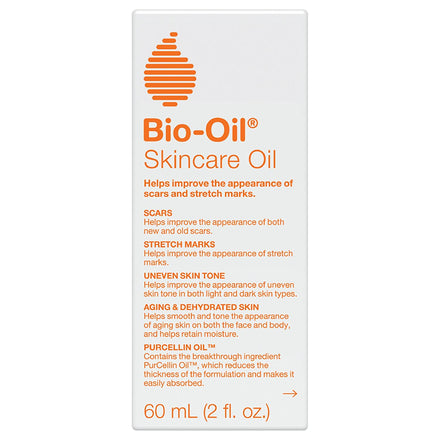 Bio-Oil Skincare Body Oil with Vitamin E Serum for Scars and Stretchmarks, Face and Body Moisturizer