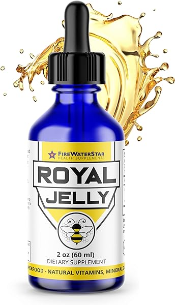 Royal Jelly Supplement - 500mg - 2oz - Organic, Non-GMO - Bee Powered Vitamins, Minerals, Antioxidants - Nutrient-Rich Superfood (Food of The Emperors) - Supports Well-Being and Skin Health in Pakistan